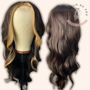 Highlight Blonde Wavy Wig